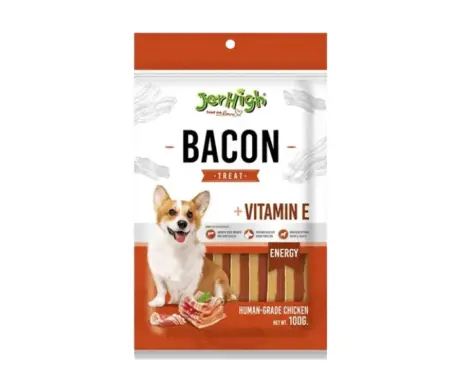Jerhigh Bacon Strips Treats, Puppies and Adult Dogs Ithinkpets (2)