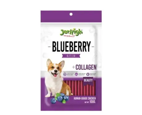 Jerhigh Blueberry Stix, Dog Treats Ithinkpets (1)
