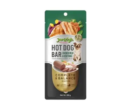 Jerhigh HotDog Bar Chicken and Vegetables, Dog Treat Ithinkpets (1)