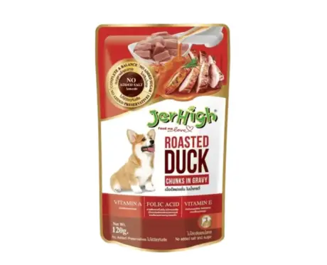 Jerhigh Roasted Duck in Gravy, Adult Dog Wet Food Ithinkpets (4)