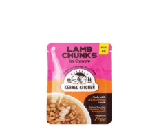 Kennel Kitchen Lamb Chunks in Gravy, Puppy and Adult Dog Food at ithinkpets.com (1) (1)