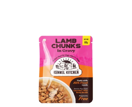 Kennel Kitchen Lamb Chunks in Gravy, Puppy and Adult Dog Food at ithinkpets.com (1) (1)