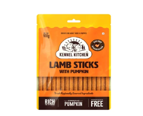 Kennel Kitchen Soft Baked Lamb with Pumpkin Sticks, Puppies and Adults Dogs at ithinkpets.com (1) (1)