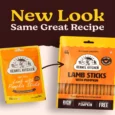 Kennel Kitchen Soft Baked Lamb with Pumpkin Sticks, Puppies and Adults Dogs