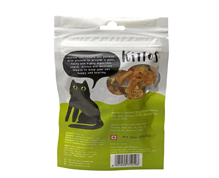 Kittos Sunfish Chicken and Twirls Cat Treats, Kitten and Adult Cat at ithinkpets (2)
