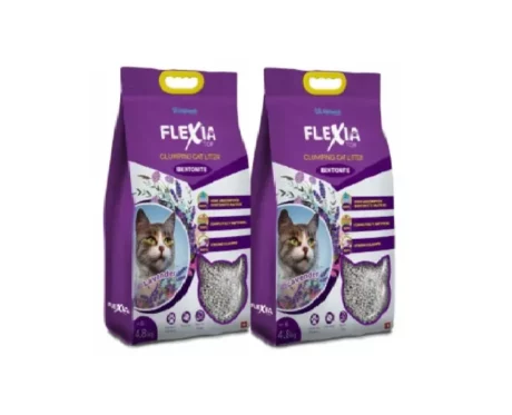 Klybeck Flexia Top Bentonite Cat Litter, Lavender at ithinkpets.com (1)