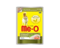 ME-O Chicken and Rice and Crab Stick Adult Cat Wet Food at ithinkpets