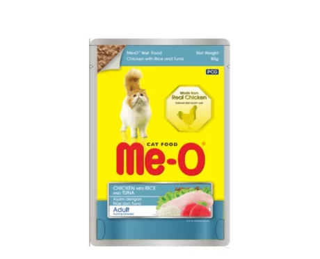 ME-O Chicken and Rice with Tuna Adult Cat Wet Food at ithinkpets