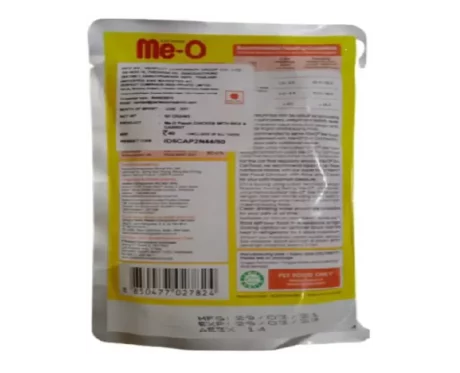 Me-O Chicken and Rice and Carrot Adult Cat Wet Food at ithinkpets