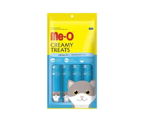 Me-O Creamy Cat Treats Chicken and Liver at ithinkpets