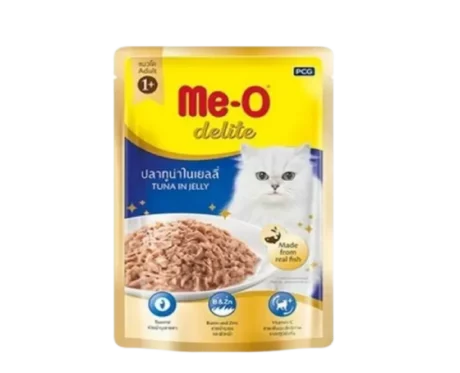 Me-O Delite Tuna in Jelly Adult Cat Wet Food at ithinkpets