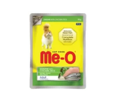 Me-O Sardine with Chicken and Rice Adult Cat Wet Food at ithinkpets