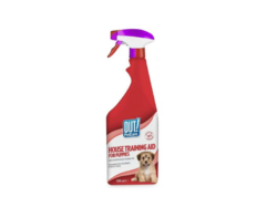 OUT! Indoor and Outdoor Dog & Puppy Training Aid Spray,500ml at ithinkpets.com