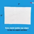 Petkin Jumbo Eyewipes 80 wipes Dogs and Cats