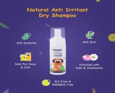 Pawsh Anti-Irritant Dry Shampoo Dogs and Cats 120 ml at ithinkpets.com (2)