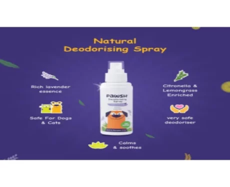 Pawsh Deodorising spray Lavender Puppies and Adult Dogs 100 ml at ithinkpets.com (2)