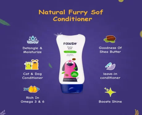 Pawsh Furry Soft Conditioner Dogs and Cats 200 ml at ithinkpets.com (2)