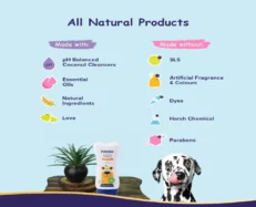 Pawsh Tick and Flea Shampoo Dogs and Cats 200 ml at ithinkpets.com (2)