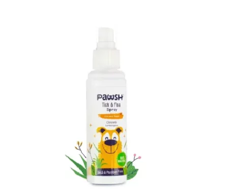 Pawsh Tick and Flea Spray Dogs and Cats 100 ml at ithinkpets.com (1)