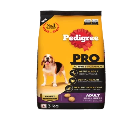 Pedigree Pro Adult Small Breed Dry Dog Food at ithinkpets
