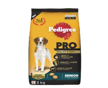 Pedigree Pro Senior Adult Dog Dry Food at ithinkpets