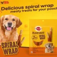 Pedigree Ranchos Spiral Wrap Dog Treat, Chicken & Smoky Lamb, 60 Gms