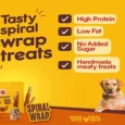 Pedigree Ranchos Spiral Wrap Dog Treat, Chicken & Smoky Lamb, 60 Gms