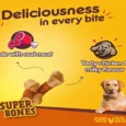 Pedigree Ranchos Super Bones, Dog Treats, Chicken & Milky Flavour, 70 Gms