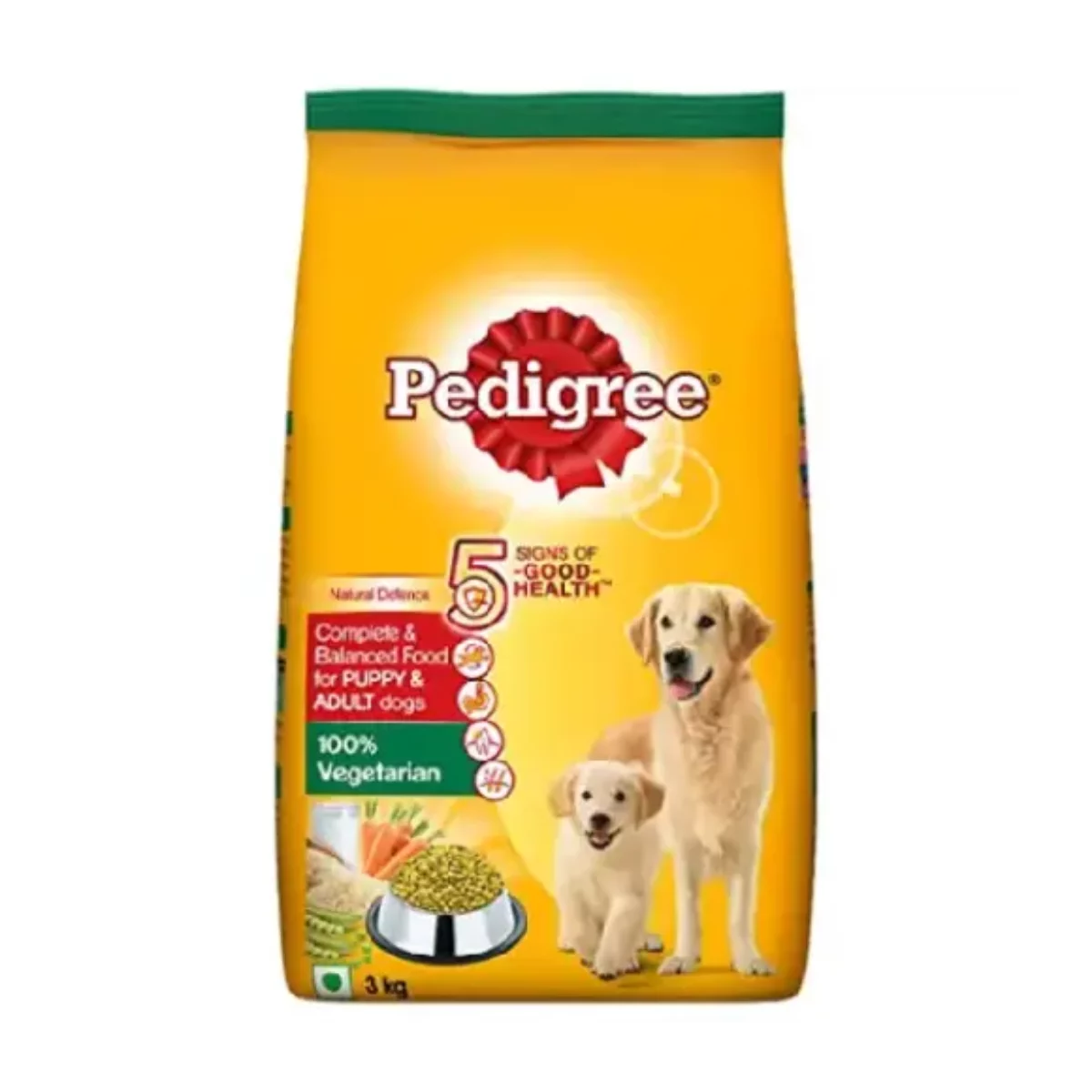 Pedigree vegetarian dog food best sale