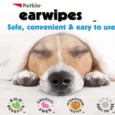 Petkin Ear Wipes 30 pcs For Dogs and Cats