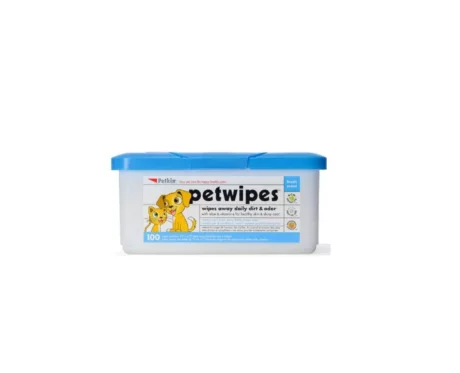 Petkin Pet Wipes 100 wipes, Dogs and Cats at ithinkpets (1)