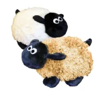 Petsport Sheldon Sheep Assorted Plush Toy with Sqeaker 18cm at ithinkpets.com (2)