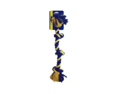 Petsport Small Two Knot Cotton Rope Dog And Puppy Toy 8 inch at ithinkpets.com (1)