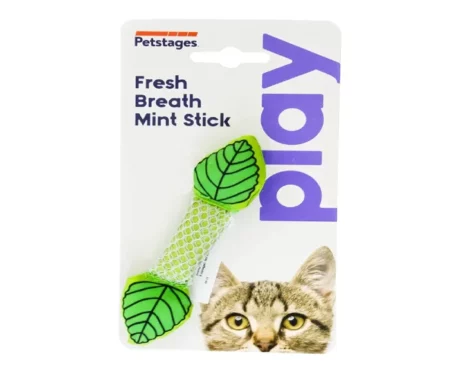 Petstages Fresh Breath Mint Stick Cat Toy at ithinkpets.com (1)