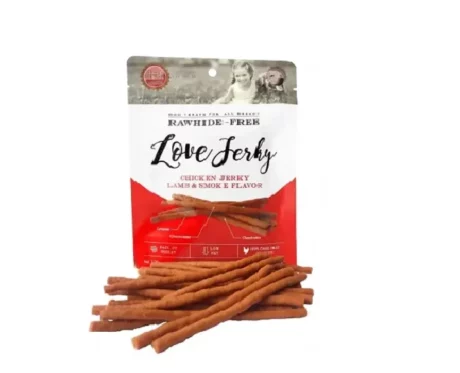 Renas Love Jerky Lamb and Smoke 120 gm Dog Treat at ithinkpets.com (1)