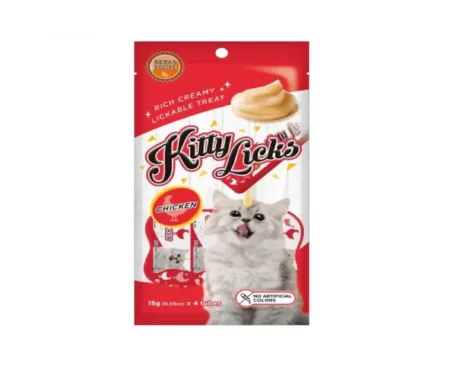 Renas Recipe Kitty Licks Chicken Cat Treat 15g X 4 at ithinkpets.com (1)