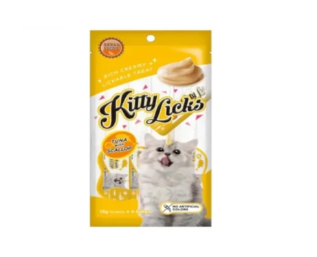Renas Recipe Kitty Licks Tuna With Scallop Cat Treat 15g X 4 at ithinkpets.com (1)