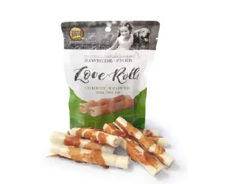 Renas Recipe Love Rolls Chicken Wrapped BBQ Rolls 7 Pcs at ithinkpets.com (1)