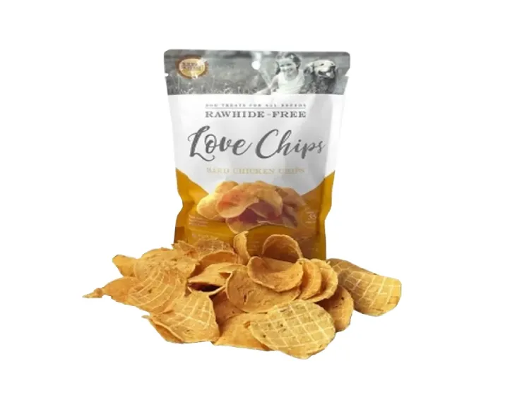 Renas recipe love Chips Hard Chicken Chips 60 gm at ithinkpets.com (1)