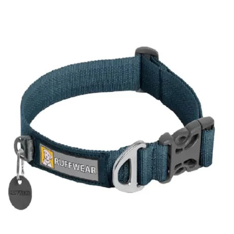 Ruffwear Front Range Dog Collar Blue Moon at ithinkpets.com