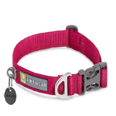Ruffwear Front Range Dog Collar Hibiscus Pink at ithinkpets.com