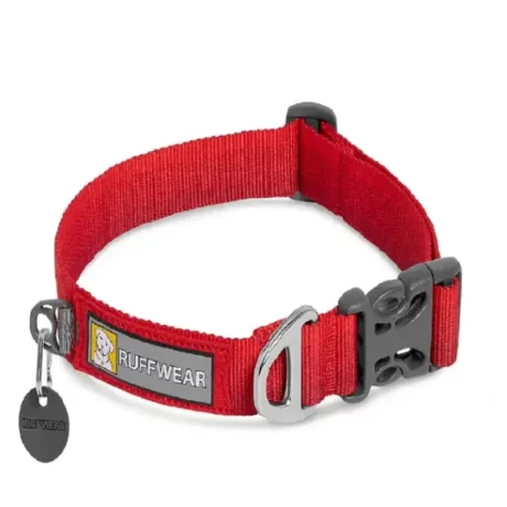 Ruffwear Front Range Dog Collar Red Sumac at ithinkpets.com