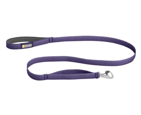 Ruffwear Front Range Dog Leash Purple Sage at ithinkpets.com