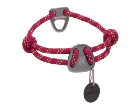 Ruffwear Knot a Collar Hibiscus Pink at ithinkpets.com