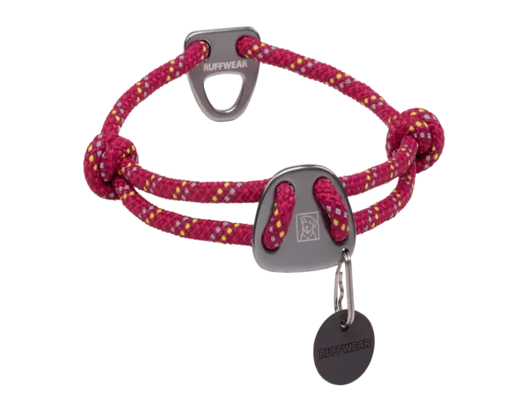 Ruffwear Knot a Collar Hibiscus Pink at ithinkpets.com