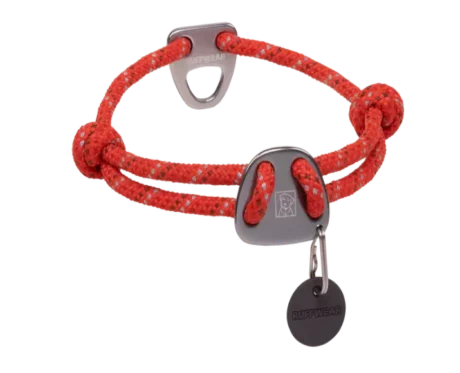 Ruffwear Knot a Collar Red Sumac at ithinkpets.com