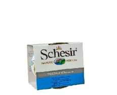 Schesir Tuna White Meat Flakes And Rice Cat Wet Food 85 Gms at ithinkpets.com (1)