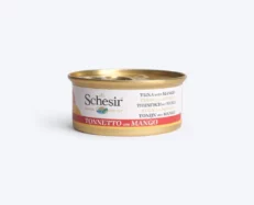 Schesir Tuna and Mango Fruit Dinner Canned Wet Cat Food - 75g at ithinkpets.com (2)