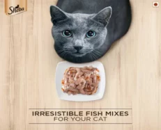 Sheba Fish with Dry Bonito Flake Adult Wet Cat Food at ithinkpets