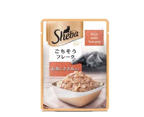 Sheba Fish with Sasami Adult Wet Cat Food at ithinkpets